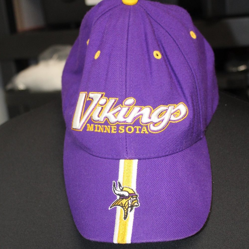 NFL Minnesota Vikings OS Purple Gold Ball Cap 3/$25